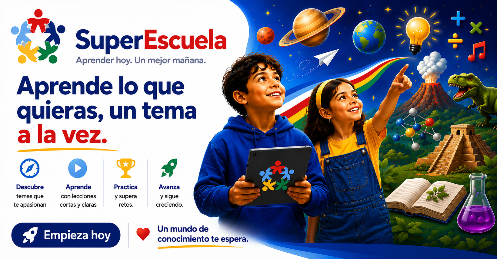 Portada de grupo de Facebook de SuperEscuela.